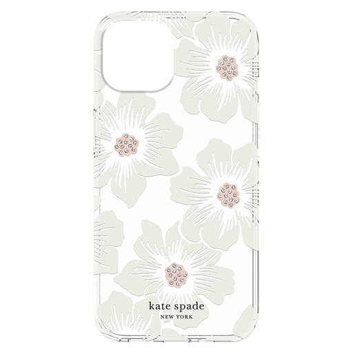 Kate Spade New York Protective Hardshell Case for Apple iPhone 14 / 13 Hollyhock Floral