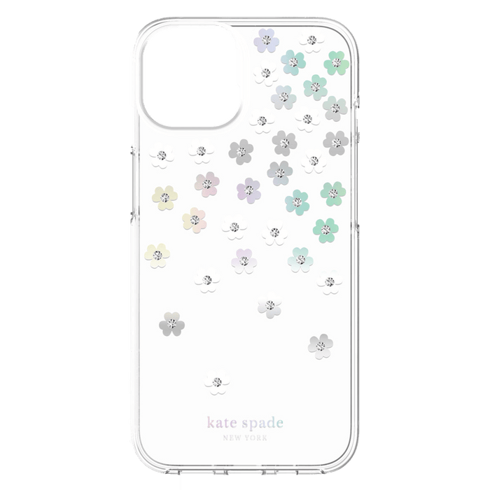 Kate Spade New York Protective Hardshell Case for Apple iPhone 14 / 13 Scattered Flowers