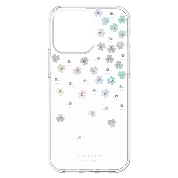 Kate Spade New York Protective Hardshell Case for Apple iPhone 14 Pro Max Scattered Flowers