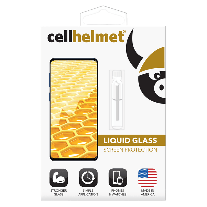 cellhelmet Liquid Glass Screen Protection for Phones Clear