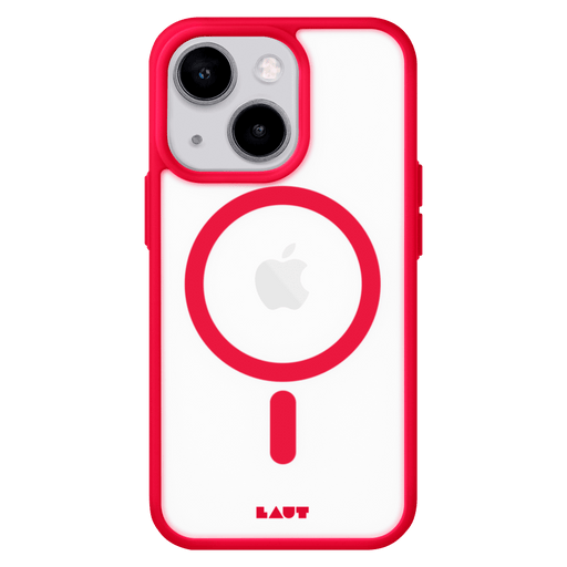 LAUT HUEX Protect MagSafe Case for Apple iPhone 14 Red