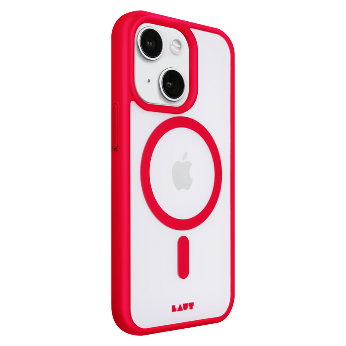 LAUT HUEX Protect MagSafe Case for Apple iPhone 14 Red