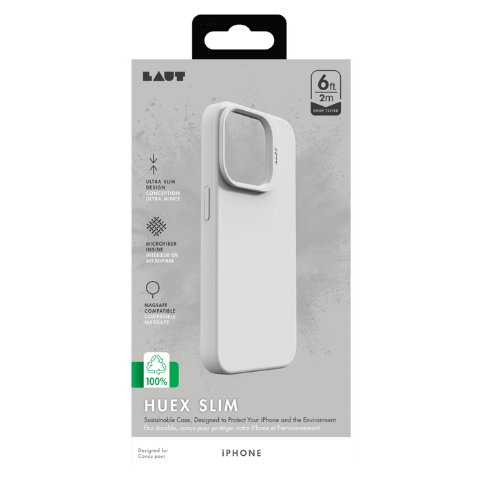 LAUT HUEX MagSafe Case for Apple iPhone 15 Pro White