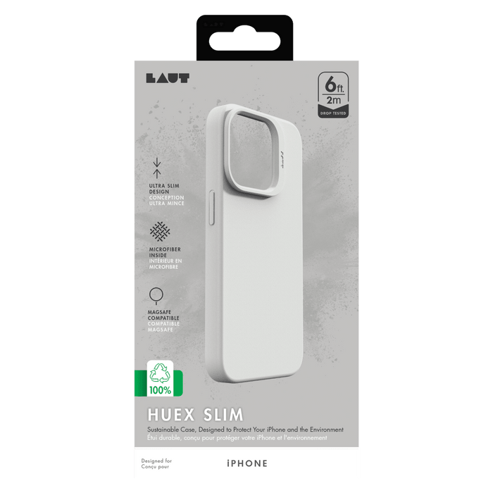 LAUT HUEX MagSafe Case for Apple iPhone 15 Pro Max White