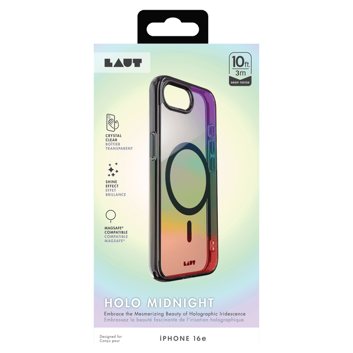 LAUT HOLO Case for Apple iPhone 16e / iPhone 15 / iPhone 14 / iPhone 13
