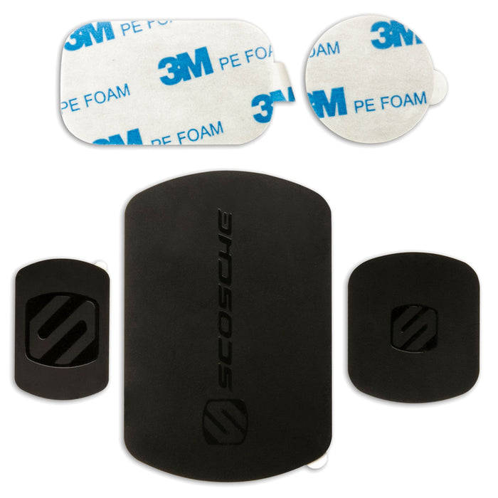 Scosche MagicMount Replacement Magicplate Kit Black