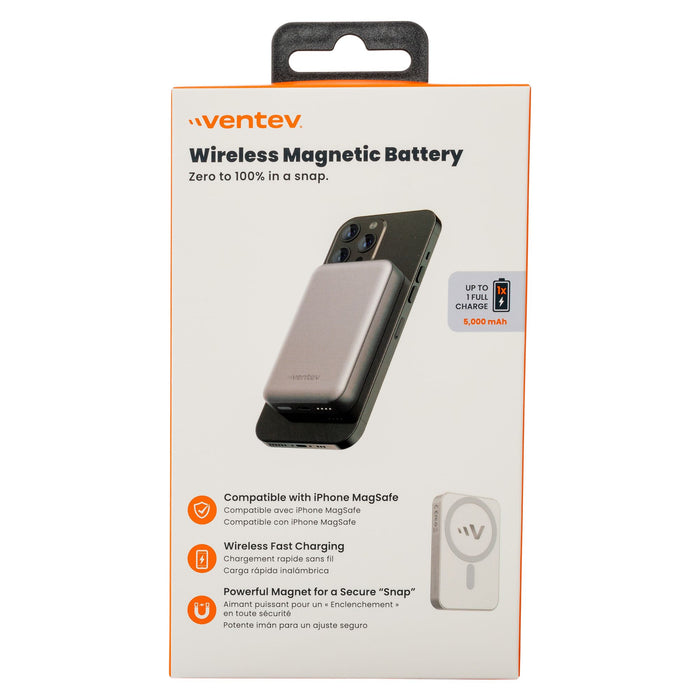 Ventev 5k mAh Portable Magnetic Battery