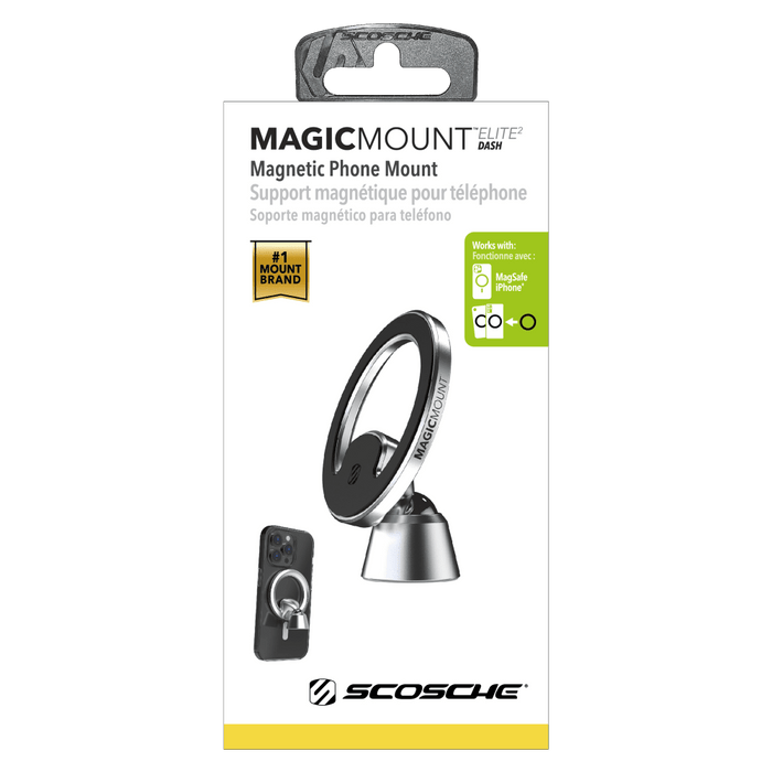 Scosche MagicMount MagSafe Magnetic Dash Mount Silver