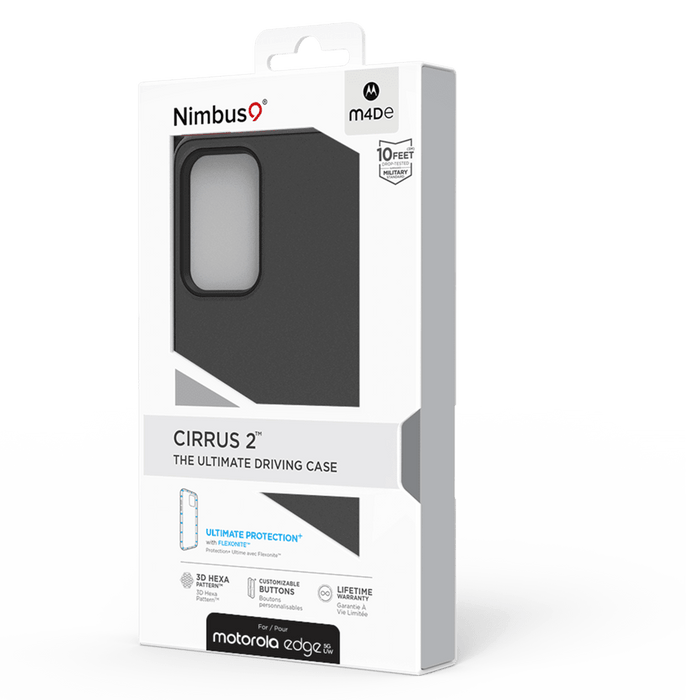 Nimbus9 Cirrus 2 Case for Motorola Edge (2021) / Edge 5G UW Black