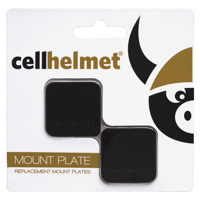 cellhelmet 2 Pack of Replacement Plates for 360 Magnetic Mount Black