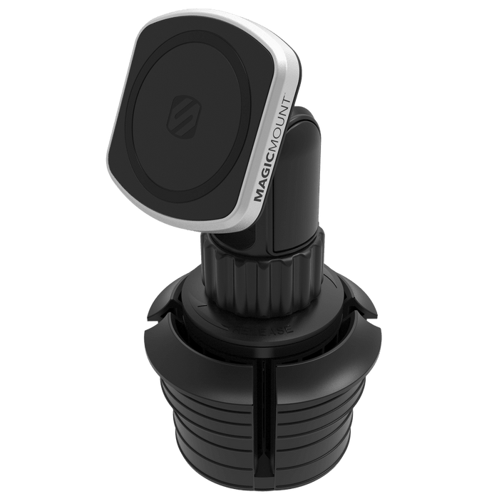 Scosche MagicMount Pro 2 Cup Holder Mount Black and Silver