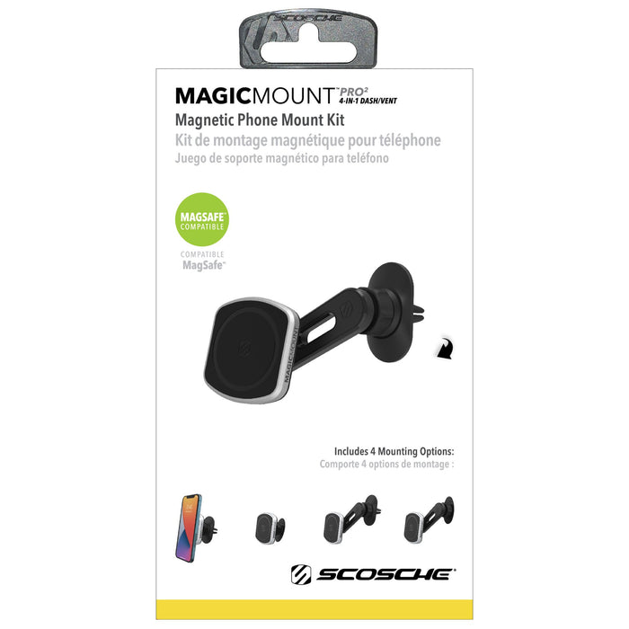 Scosche MagicMount Pro 2 Vent / Dash Mount Black