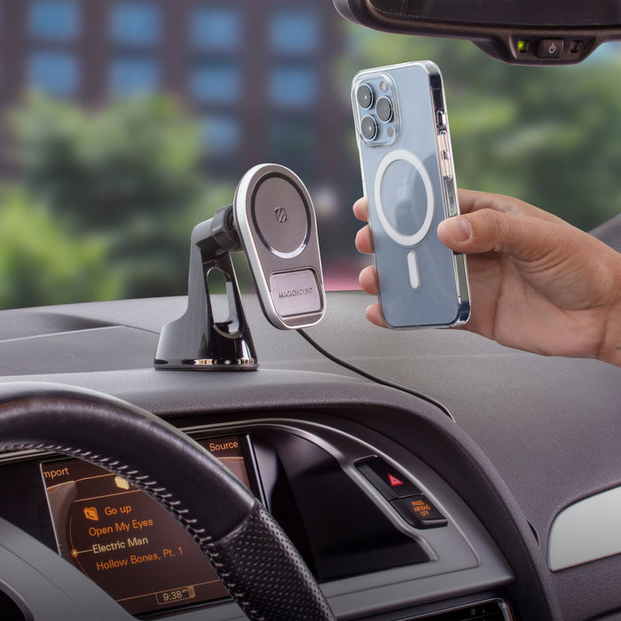 Scosche MagicMount Pro Charge5 Wireless Charging Dash / Window Mount Black