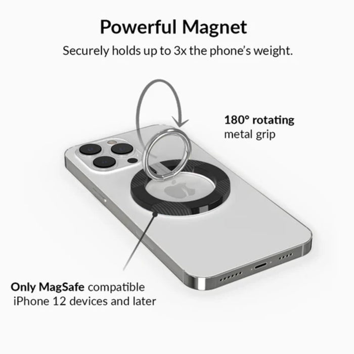 Velvet Caviar MagSafe Grip Ring Black