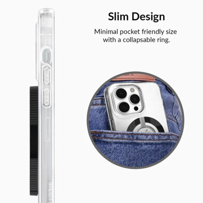 Velvet Caviar MagSafe Grip Ring Black