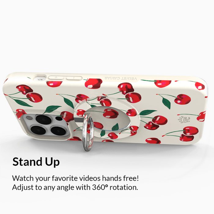 Velvet Caviar MagSafe Grip Ring Red