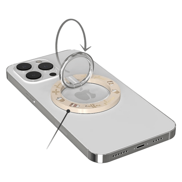 Velvet Caviar MagSafe Grip Ring Brown