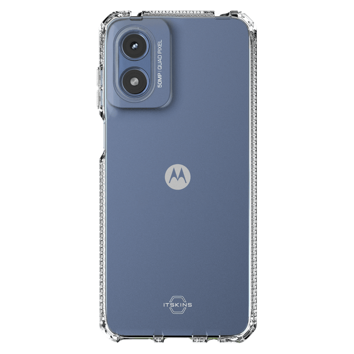 ITSKINS Spectrum_R Clear Case for Motorola Moto G Play (2024) Transparent