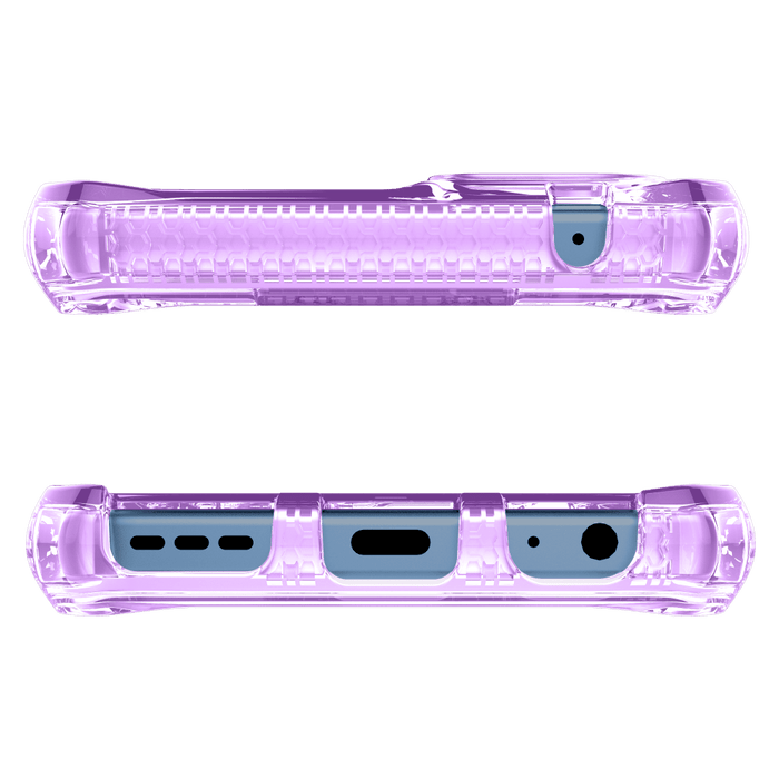 ITSKINS Spectrum_R Clear Case for Motorola Moto G 5G (2024) Light Purple