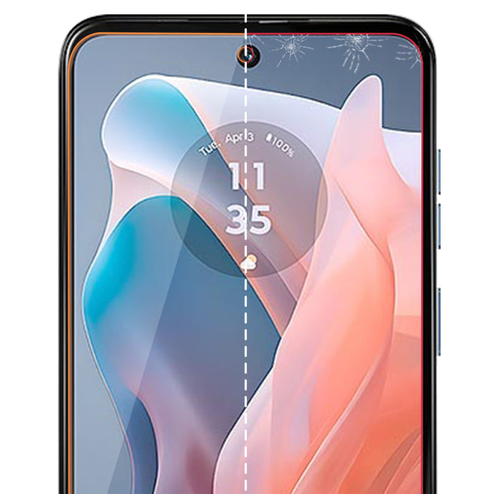 ITSkins Supreme Glass Screen Protector for Motorola Moto G 5G (2024) Clear