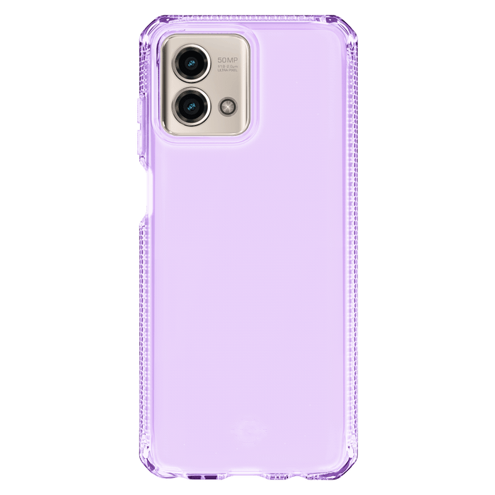ITSKINS Spectrum_R Clear Case for Motorola Moto G Stylus 5G (2023) / Moto G Stylus (2023) Light Purple
