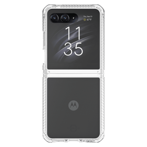 ITSKINS Hybrid_R Clear Case for Motorola RAZR Plus Transparent