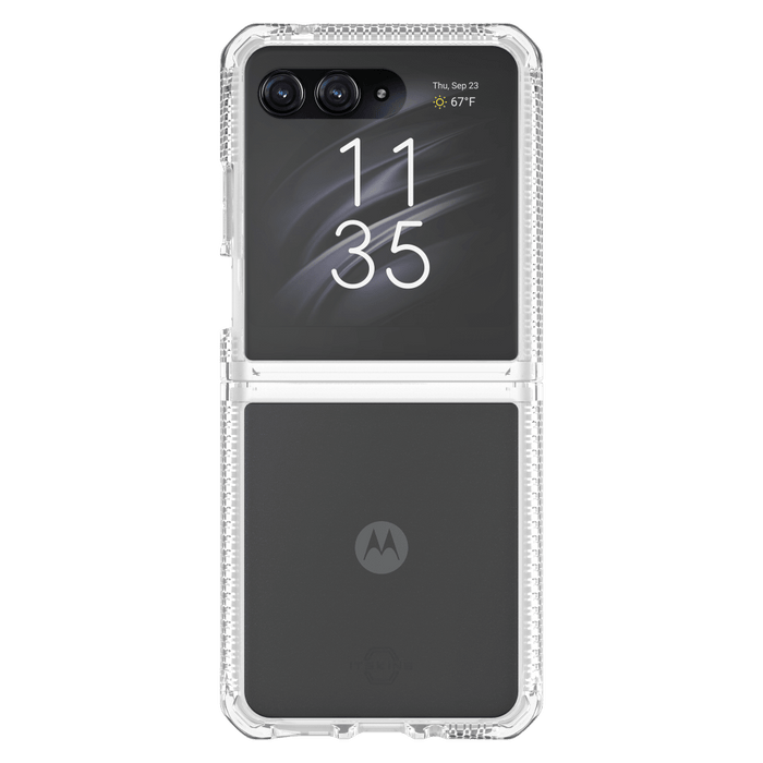 ITSKINS Hybrid_R Clear Case for Motorola RAZR Plus Transparent
