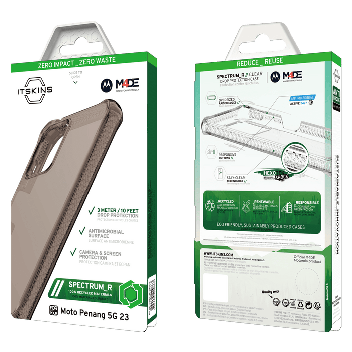 ITSkins Spectrum_R  Clear Case for Motorola Moto G 5G (2023)