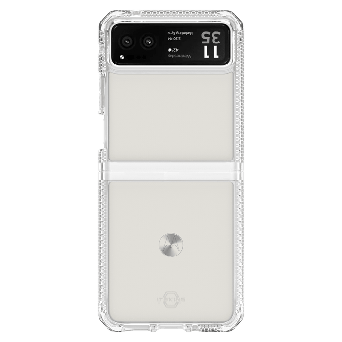 ITSKINS Hybrid_R Clear Case for Motorola RAZR (2023) Transparent