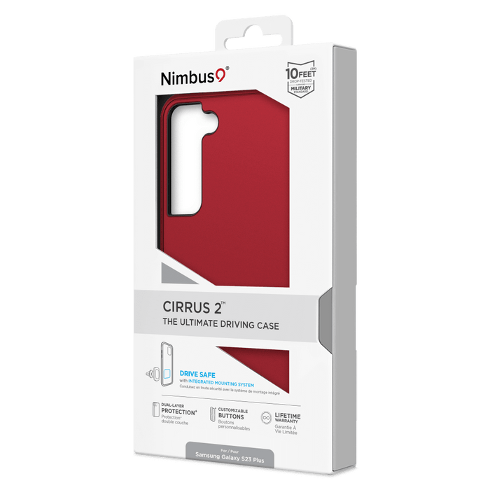 Nimbus9 Cirrus 2 Case for Samsung Galaxy S23 Plus Crimson