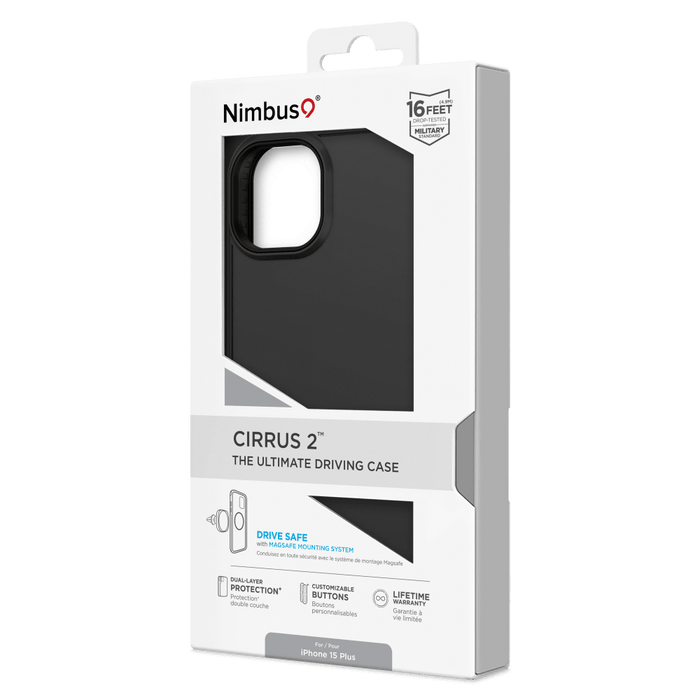 Nimbus9 Cirrus 2 MagSafe Case for Apple iPhone 15 Plus Black