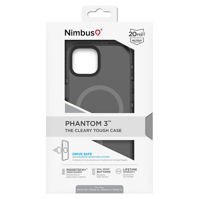 Nimbus9 Phantom 3 MagSafe Case for Apple iPhone 16e / iPhone 15 / iPhone 14 / iPhone 13