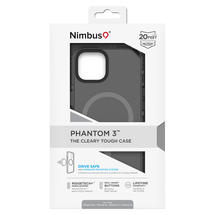 Nimbus9 Phantom 3 MagSafe Case for Apple iPhone 16e / iPhone 15 / iPhone 14 / iPhone 13