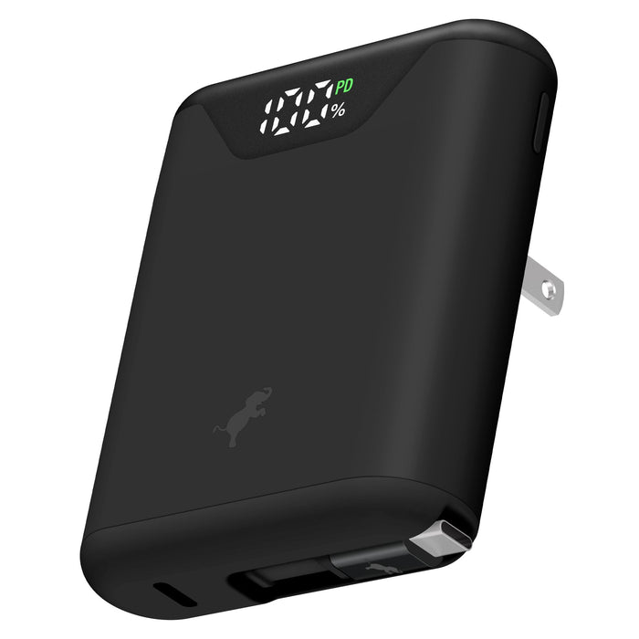 Nimble WALLY Pro Stretch 30W Portable Battery with Folding Prongs and Retractable Cable