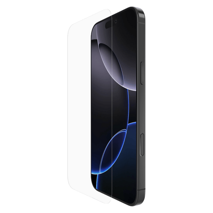 Belkin Glass Screen Protector with EZ Tray for Apple iPhone 16 Pro Max Clear