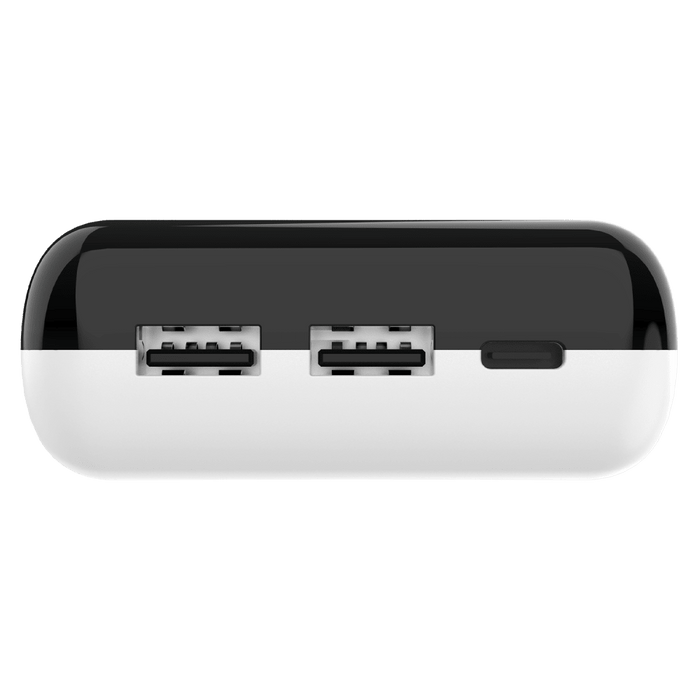 cellhelmet Power Bank Two Type A Ports and One Type C 20W PD and 18W QC 20,000 mAh White