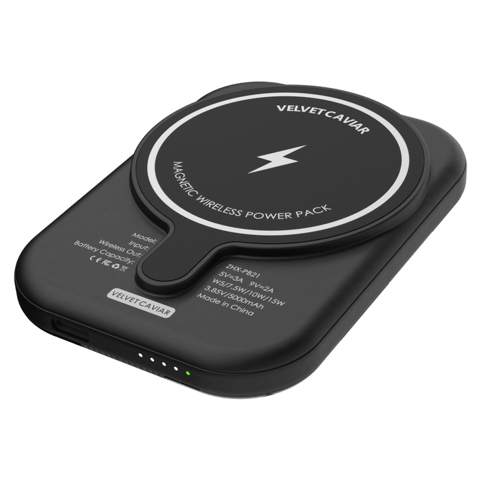 Velvet Caviar MagSafe Battery Power Pack Black