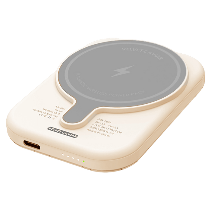 Velvet Caviar MagSafe Battery Power Pack Red