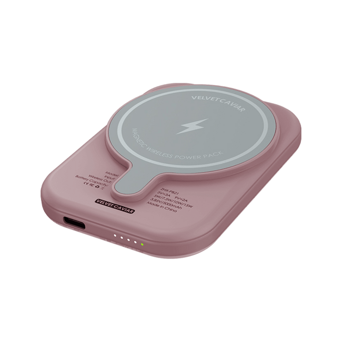 Velvet Caviar MagSafe Battery Power Pack Red