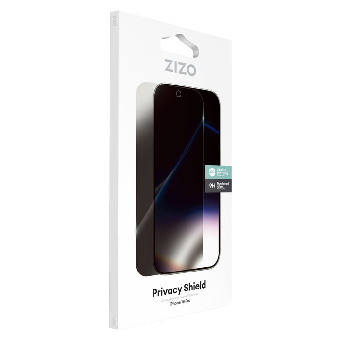 ZIZO Lightning Shield Privacy Tempered Glass Screen Protector for Apple iPhone 18 Pro