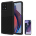 AXS PROTech Plus Case and Glass Screen Protector for Motorola Moto G Stylus 5G (2023) / Moto G Stylus (2023) Black