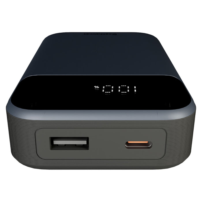 Cellhelmet 2 Port (USB-A/USB-C) Power Bank 10,000 mAH and Charging Cable