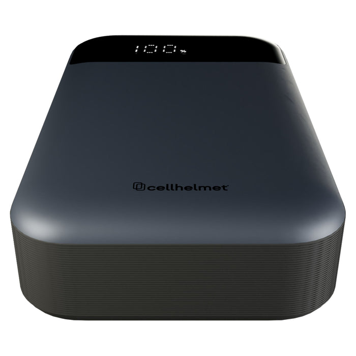 Cellhelmet 2 Port (USB-A/USB-C) Power Bank 10,000 mAH and Charging Cable