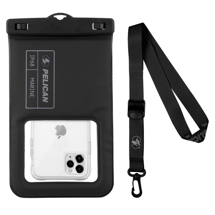 Pelican Marine Waterproof Floating Phone Pouch XL Black