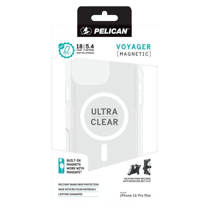 Pelican Voyager MagSafe Case with Holster for Apple iPhone 16 Pro Max