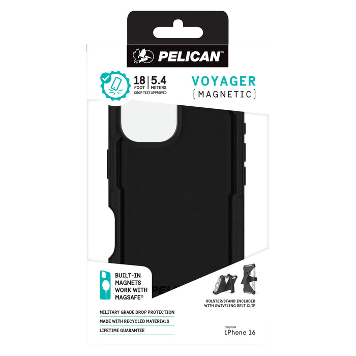 Pelican Voyager MagSafe Case with Holster for Apple iPhone 16