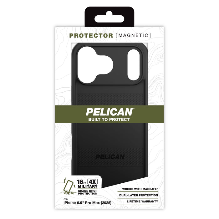 Pelican Protector MagSafe Case for Apple iPhone 17 Pro Max Black