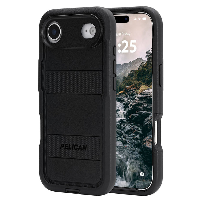 Pelican Voyager MagSafe Case with Holster for Apple iPhone Air Black