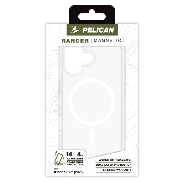 Pelican Ranger MagSafe Case for Apple iPhone 17 Clear