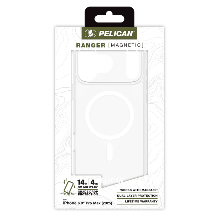 Pelican Ranger MagSafe Case for Apple iPhone 17 Pro Max Clear